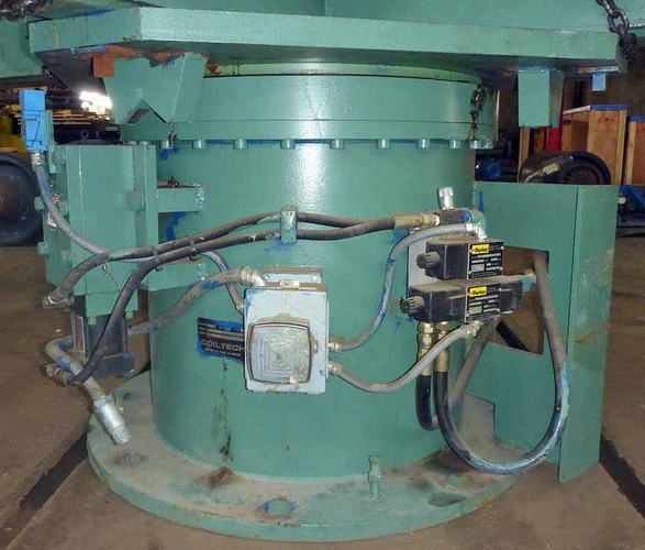 20,000 Lb COILTECH 4-Arm Turnstile, 54 Arms, Powered Rotation