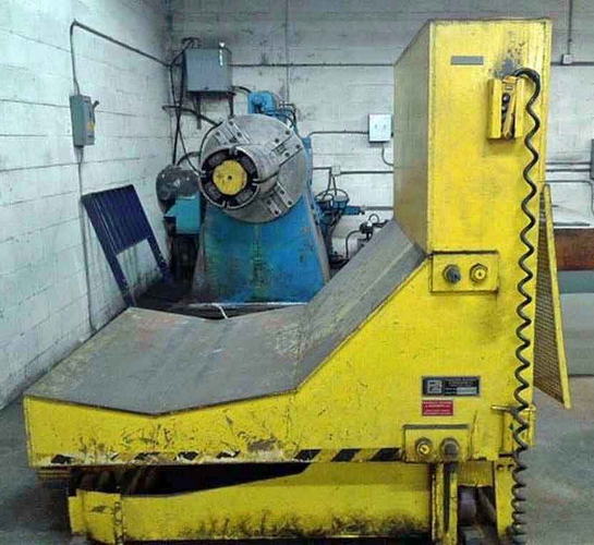 20,000 Lb PROGRESSIVE Coil Car, 60 Wide, 72 OD, 9 Floor to V, 28 Lift