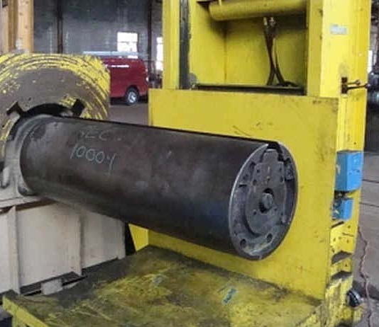 20,000 Lb REVOLVATOR Coil Car, 54 Bed Width, 60 OD, 20 Lift, 3 HP