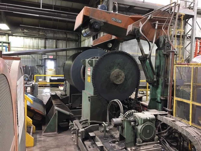 96 x .500 x 80,000 Lb PAXSON Cut-to-Length Line