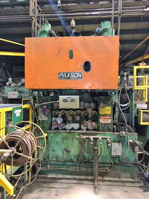 96 x .500 x 80,000 Lb PAXSON Cut-to-Length Line