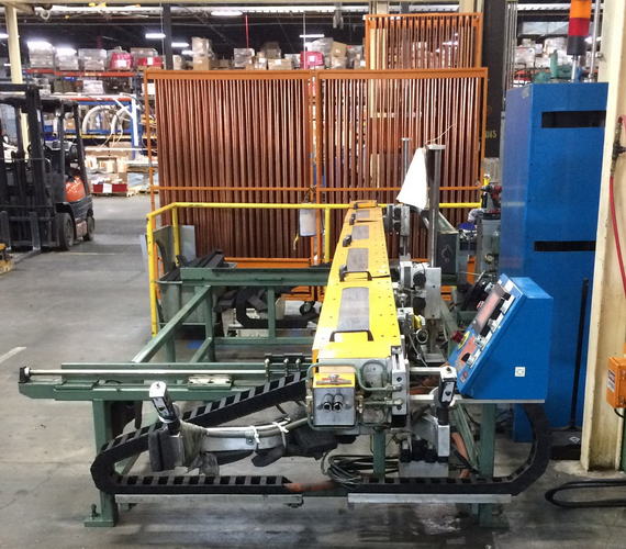 EXPANDER, HORIZONTAL, SERVO, OAK Model M201-88, 3 Tubes, Tooled for 3/8