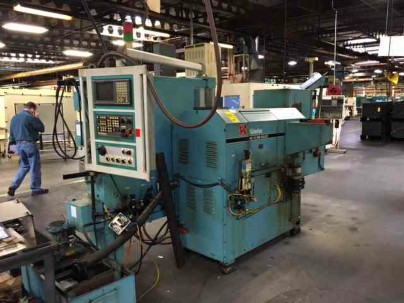 2-3/4 KINEFAC MC-25 2-Die Cylindrical Thread Roller, 6E Fanuc Controls, 30 HP