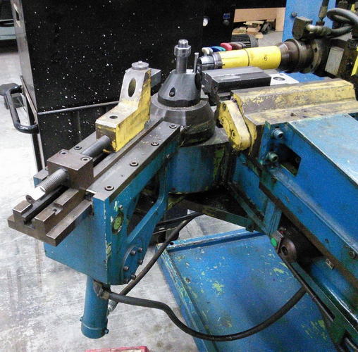 .708 SCHWARZE-WIRTZ Tube Bender, 6'7 Over Mandrel, (12) Mandrels, 10 HP