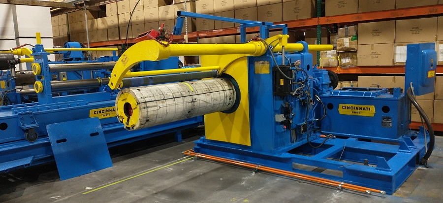 60 x 5 /7 x 20,000 Lb CINCINNATI - FORTE Loop Slitting Line, .010 to .135