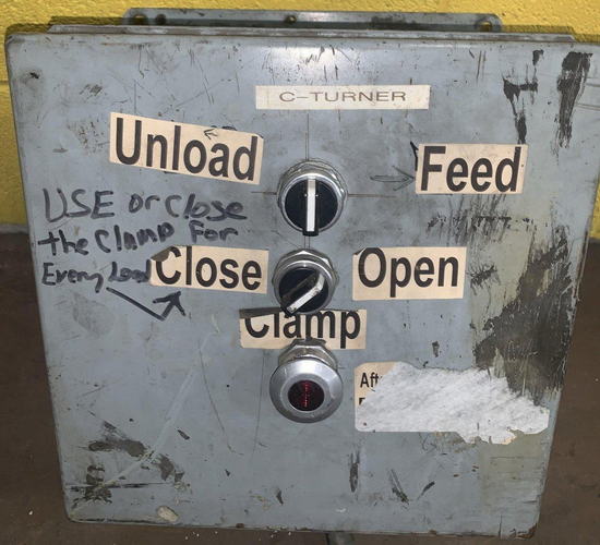 Pacman C-Type Hydraulic Die Flipper / Rollover, 96 x 48 Bed, 5 HP