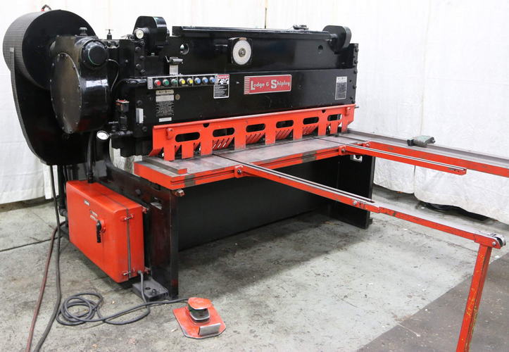 1/4 x 6' LODGE & SHIPLEY Power Squaring Shear, 36 FOPBG, 45 SPM, 7-1/2 HP