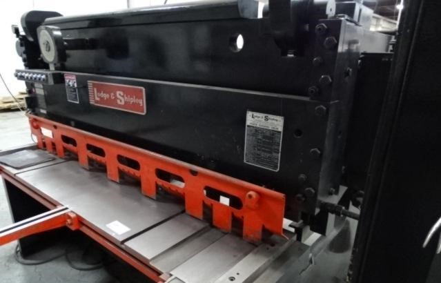 1/4 x 6' LODGE & SHIPLEY Power Squaring Shear, 36 FOPBG, 45 SPM, 7-1/2 HP