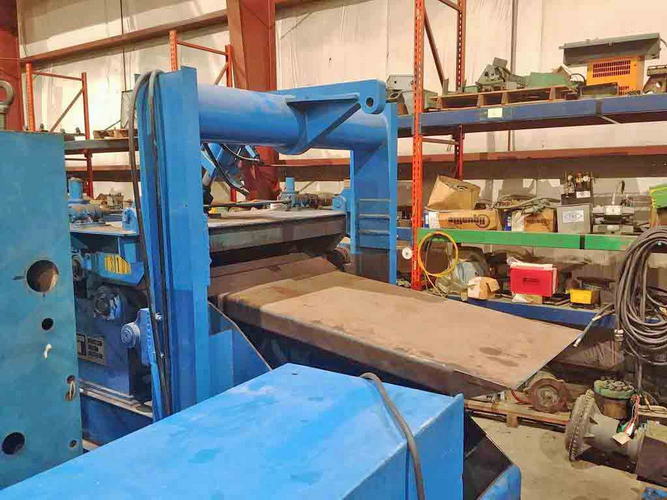 48 x 7.5 x 50,000 Lb TERMINAL EQUIPMENT Slitting Line, Right-to-Left