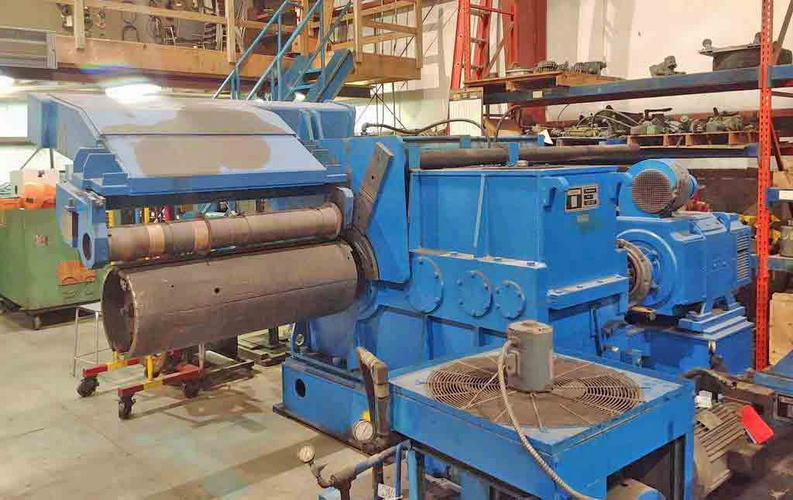 48 x 7.5 x 50,000 Lb TERMINAL EQUIPMENT Slitting Line, Right-to-Left