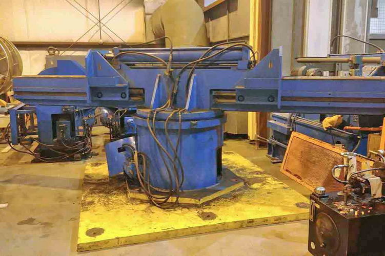 48 x 7.5 x 50,000 Lb TERMINAL EQUIPMENT Slitting Line, Right-to-Left