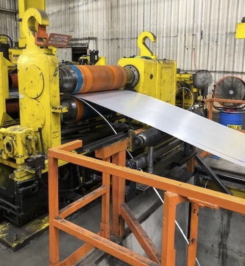 56 x 9 x 50,000 Lb STAMCO Loop Slitting Line, Left-to-Right