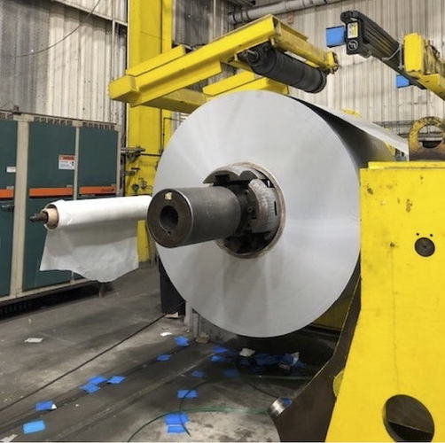 56 x 9 x 50,000 Lb STAMCO Loop Slitting Line, Left-to-Right