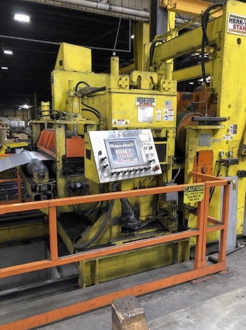 56 x 9 x 50,000 Lb STAMCO Loop Slitting Line, Left-to-Right