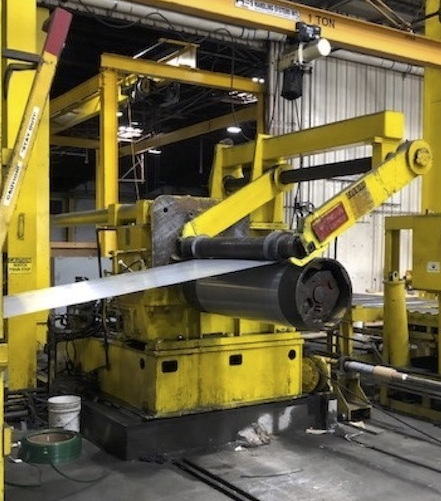 56 x 9 x 50,000 Lb STAMCO Loop Slitting Line, Left-to-Right