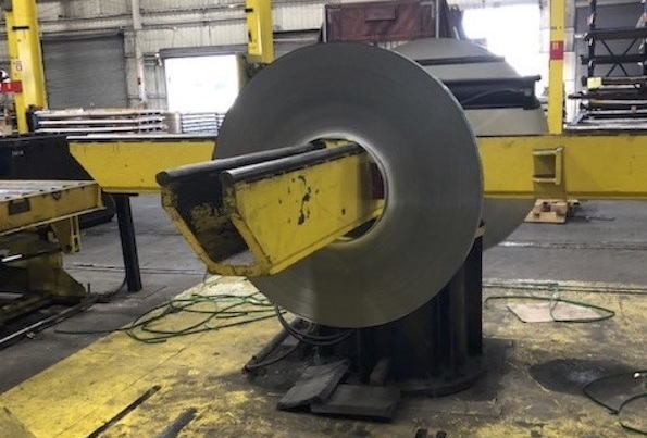 56 x 9 x 50,000 Lb STAMCO Loop Slitting Line, Left-to-Right