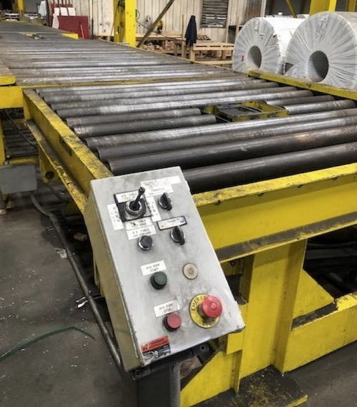 56 x 9 x 50,000 Lb STAMCO Loop Slitting Line, Left-to-Right
