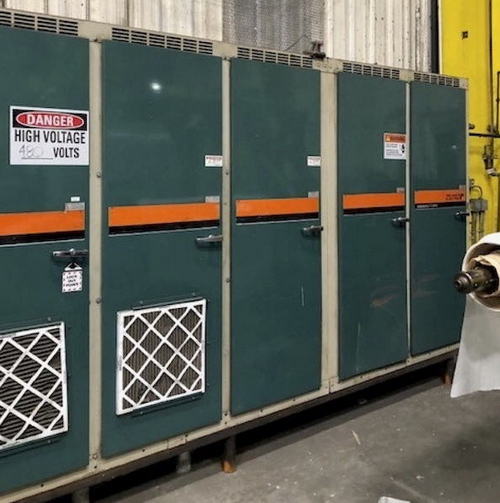 56 x 9 x 50,000 Lb STAMCO Loop Slitting Line, Left-to-Right