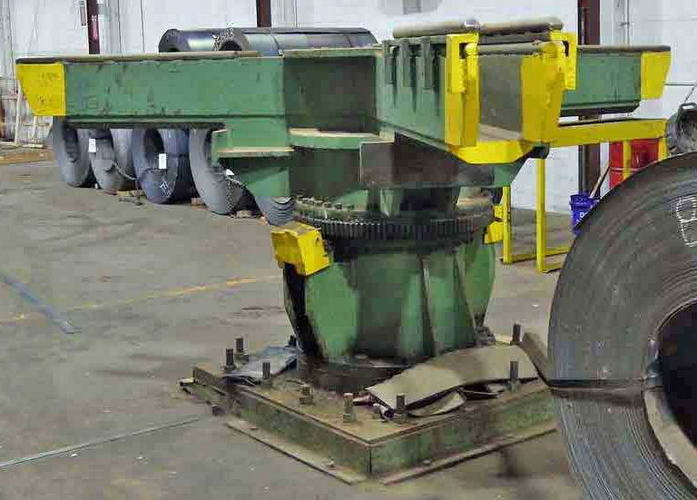 72 x .250 x 50,000 Lb HERR VOSS Cut-to-Length Line, Drop Stacker