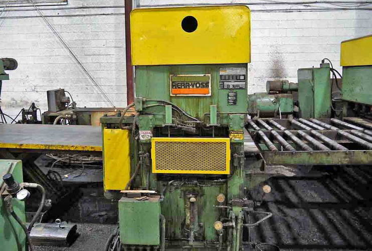 72 x .250 x 50,000 Lb HERR VOSS Cut-to-Length Line, Drop Stacker