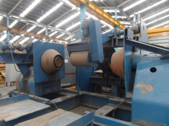 72 x .25 x 40,000 Lb MCKAY Cut-to-Length Line, Left-to-Right