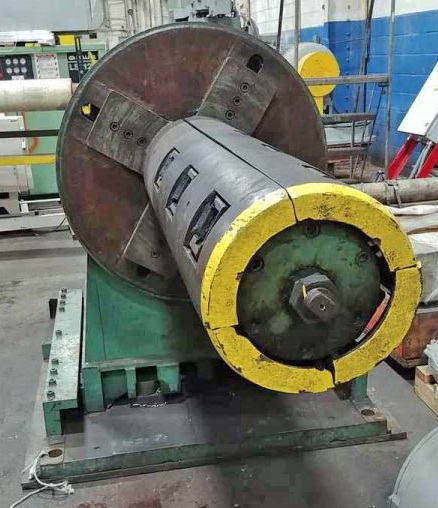 20,000 Lb LOOPCO Uncoiler, 16 to 20 ID, 60 OD, 52 Width, Hyd Expansion