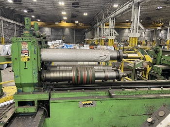 48 x 7 x 40,000 Lb LOOPCO / MICO Loop Slitting Line, Left-to-Right