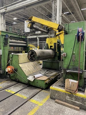 48 x 7 x 40,000 Lb LOOPCO / MICO Loop Slitting Line, Left-to-Right