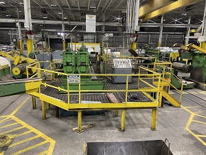 48 x 7 x 40,000 Lb LOOPCO / MICO Loop Slitting Line, Left-to-Right