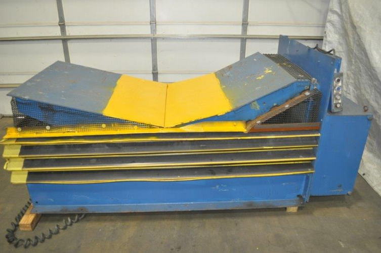 12,000 Lb ROWE Coil Car, 40 Width, 60 OD, 37 x 73 V Saddle, 16 Lift