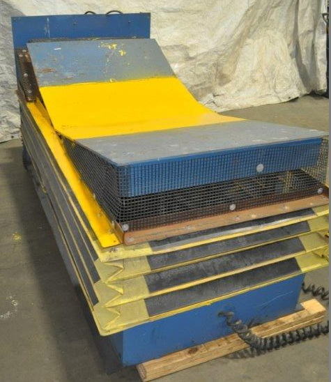 12,000 Lb ROWE Coil Car, 40 Width, 60 OD, 37 x 73 V Saddle, 16 Lift