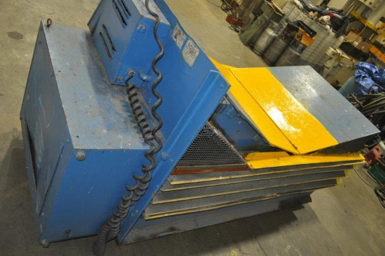 12,000 Lb ROWE Coil Car, 40 Width, 60 OD, 37 x 73 V Saddle, 16 Lift