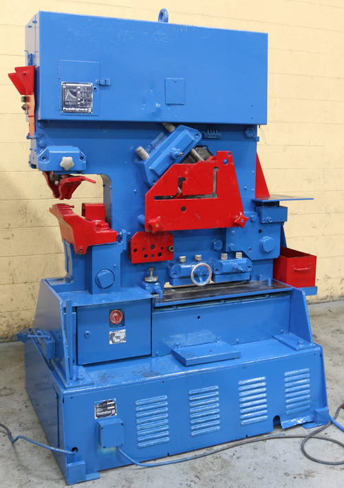 6 x 1/2 PEDDINGHAUS Ironworker, 110 Ton, 1.25 Hole Thru 1 , 7.5 HP