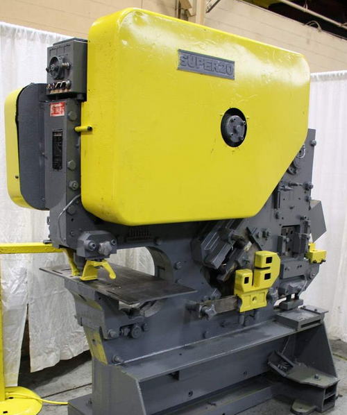 6 x 6 x 1/2 PEDDINGHAUS Ironworker, 105 Ton, 1-1/4 Thru 15/16 , 10 HP