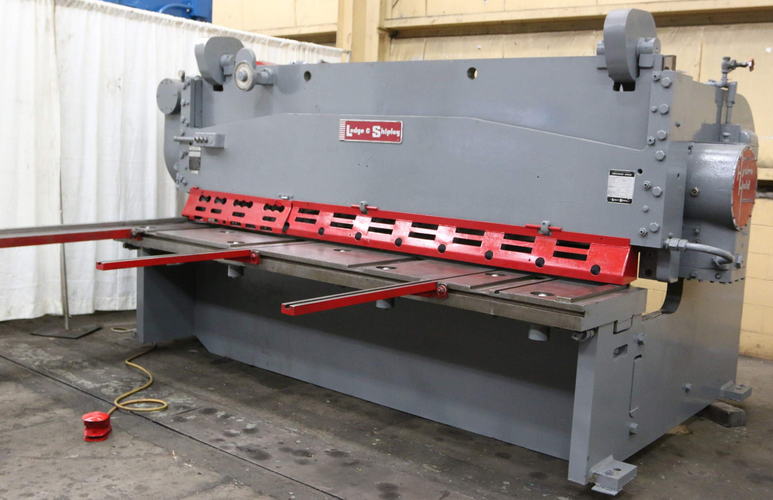 5/8 x 10' LODGE & SHIPLEY Power Squaring Shear, 48 FOPBG, 40 SPM, 20 HP