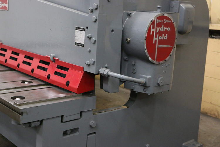 5/8 x 10' LODGE & SHIPLEY Power Squaring Shear, 48 FOPBG, 40 SPM, 20 HP