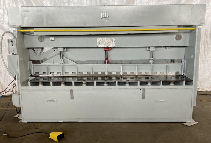 1/2 x 10' HTC Hyd Power Squaring Shear, 72 Squaring Arm, FOPBG, 25 HP