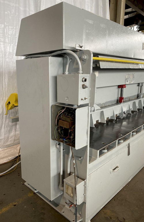 1/2 x 10' HTC Hyd Power Squaring Shear, 72 Squaring Arm, FOPBG, 25 HP