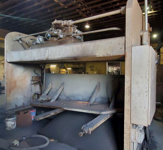 5/8 x 12' CINCINNATI Hyd Power Squaring Shear, FOPBG, Squaring Arm, 40 HP