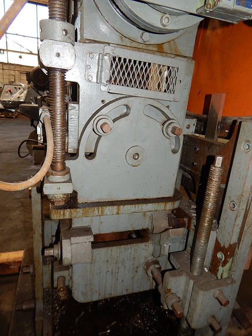 18 Ton TISHKEN Tilt-Type Cut-Off, 4 Width, 2 Stroke, 5-Axis Base, 5 HP