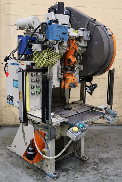 22 Ton BLISS OBI Press, 4 Str, 8-3/4 SH, 2 Adj, 23-1/2 x 14 Bed, 5 HP