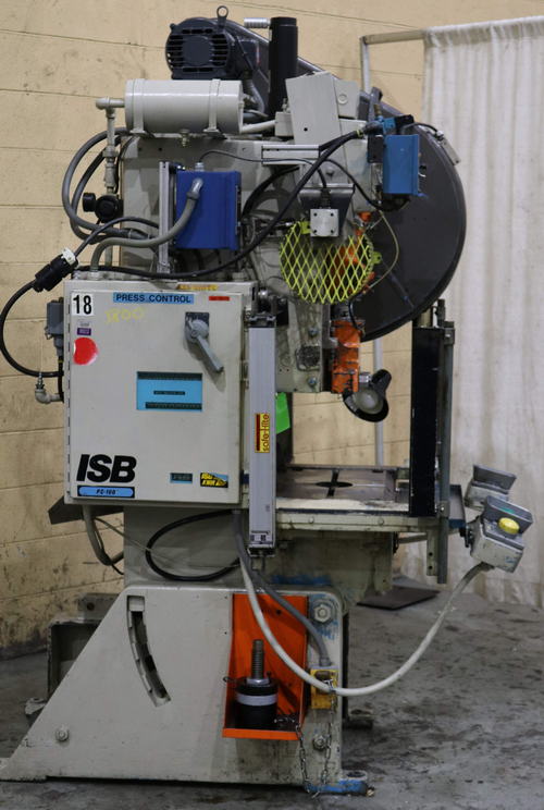 22 Ton BLISS OBI Press, 4 Str, 8-3/4 SH, 2 Adj, 23-1/2 x 14 Bed, 5 HP