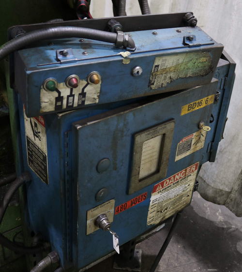 35 Ton BLISS OBI Press, 3 Str, 10-3/4 SH, 2-1/2 Adj, 17 x 27 Bed, 5 HP