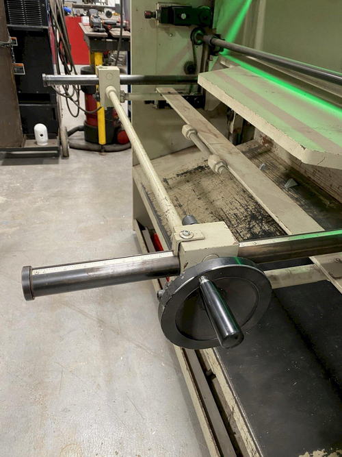 1/4 x 4'4 BAILEIGH Hyd Power Squaring Shear, 23 Back Gauge, 24 SPM, 15 HP