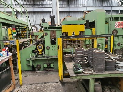 78 3/4 x 11-3/4 x 60,000 Lb BARBERO Slitting Line