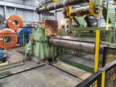 78 3/4 x 11-3/4 x 60,000 Lb BARBERO Slitting Line