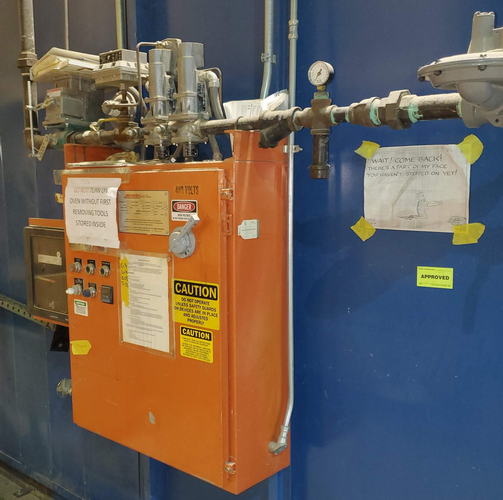 JENSEN Oven, 450 Degrees F, Fire Suppression System, Double Doors, Like New