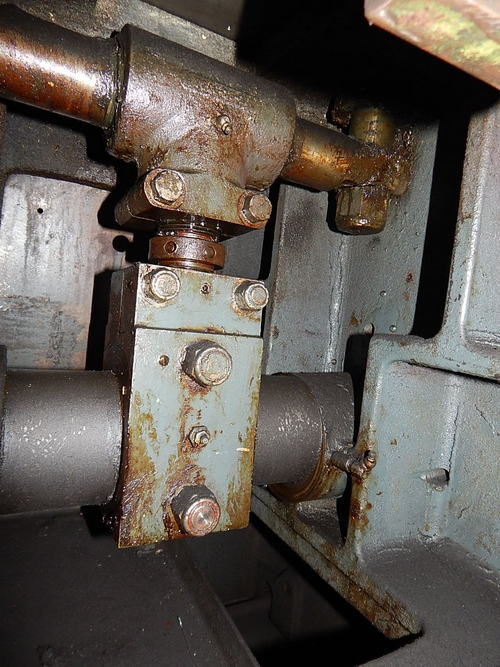 12 Ton TISHKEN (2) Post Cut-Off Press, 2-1/2 Str, 10 to 12 SH, 3-Way Adj Base