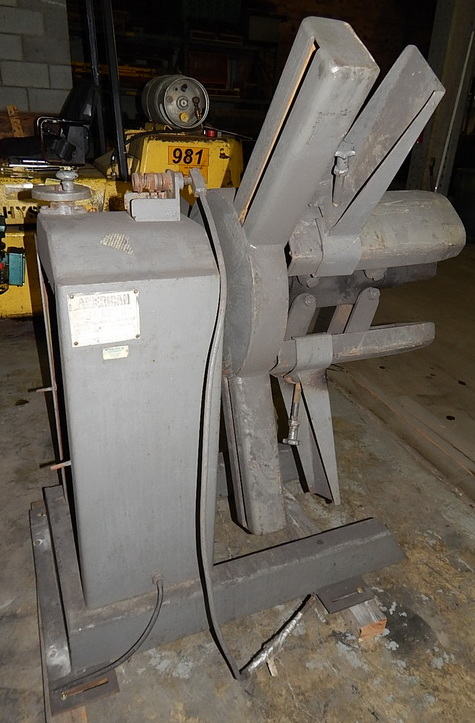1,000 Lb AMERICAN STEEL LINE Motorized Uncoiler, 13 to 20 ID, 48 OD, 18 W