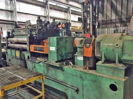 96 x .500 x 80,000 Lb PAXSON Cut-to-Length Line, Right-to-Left